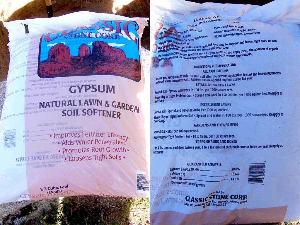Home Depot's Classic Stone Corp. Gypsum Directions