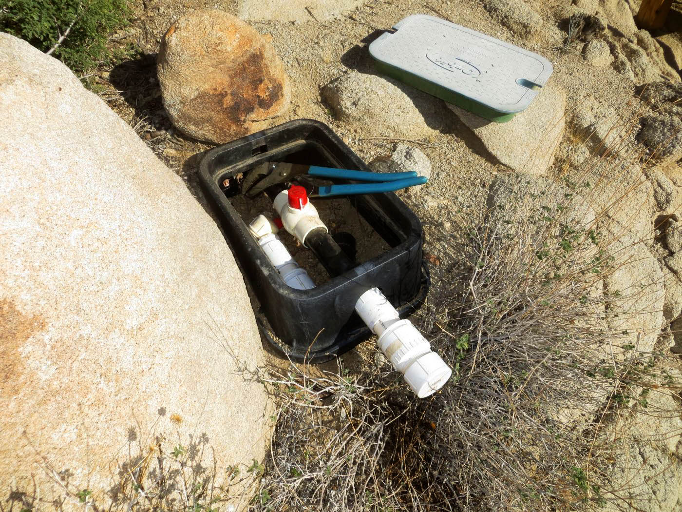 Broken PVC Ball Valve