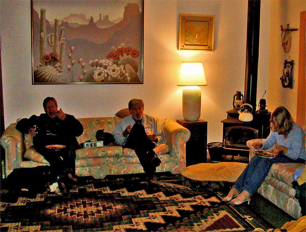 Friends at a Bastrup dinner