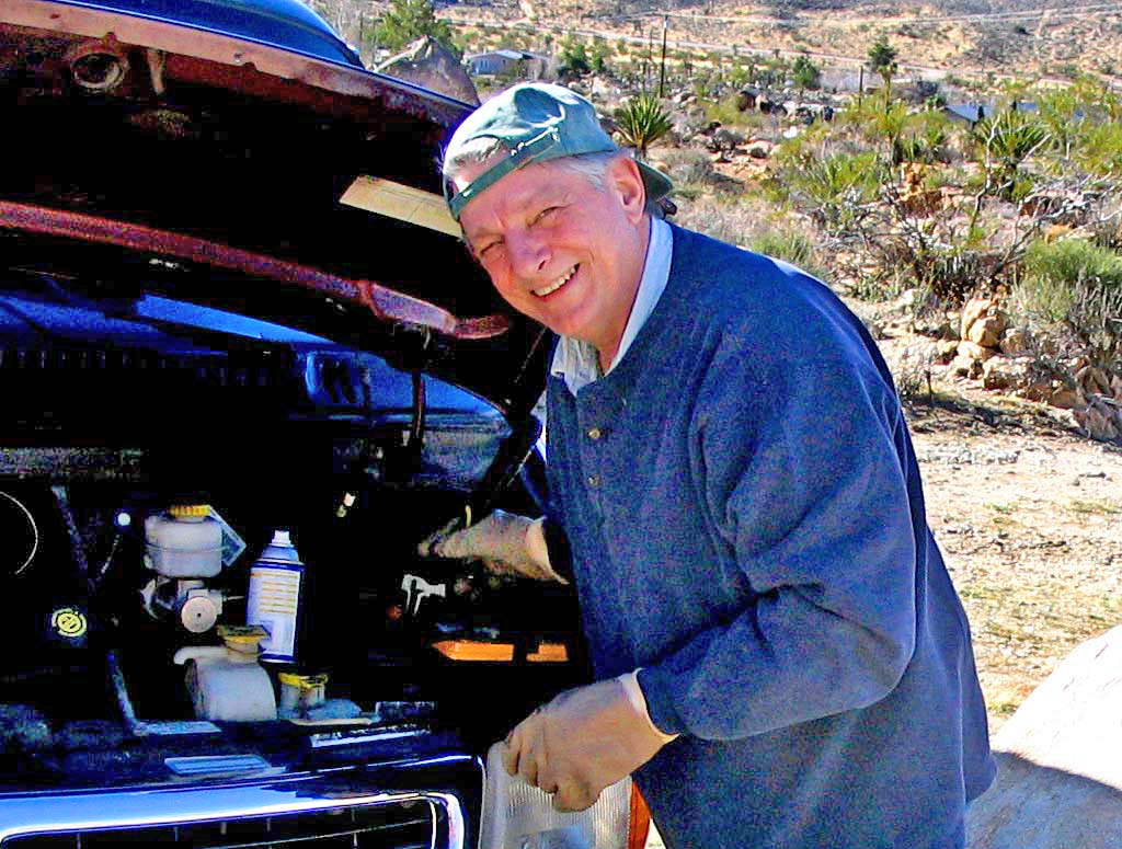 Van Blakeman replacing a battery