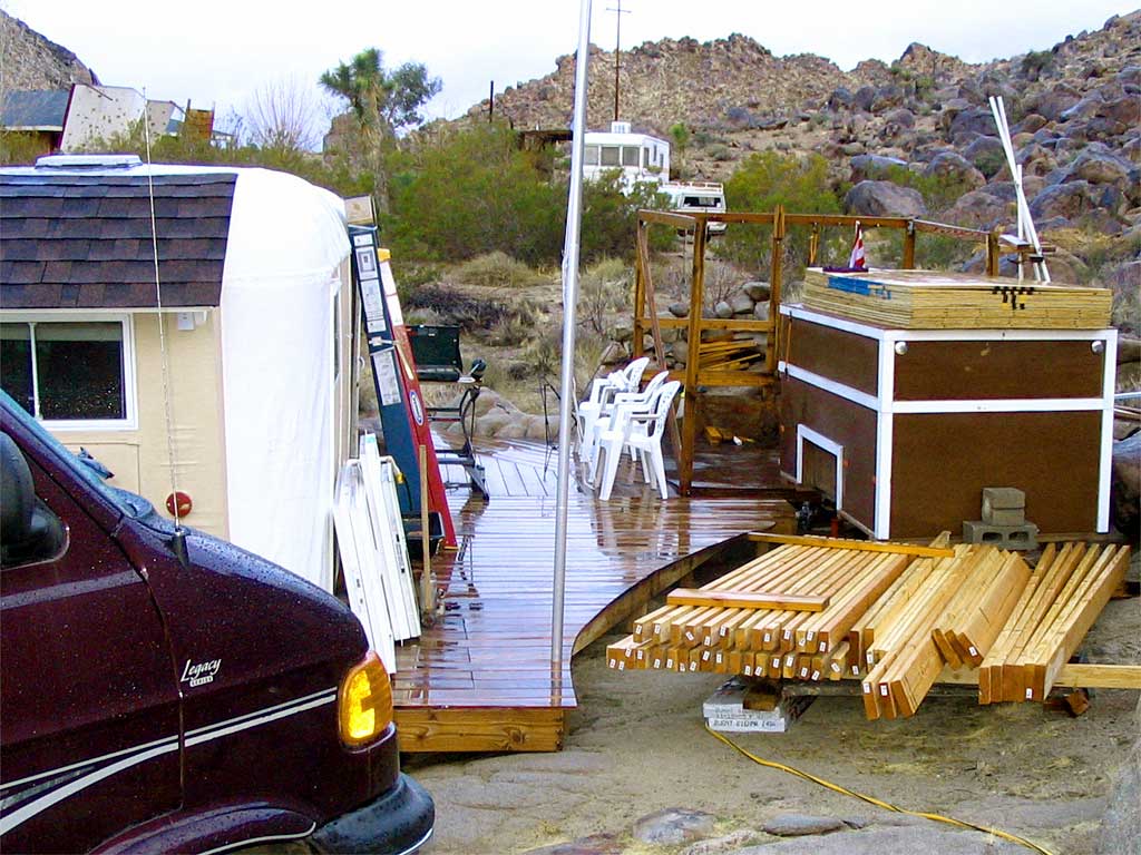 The old tempoarary tent rack made it for 4 years