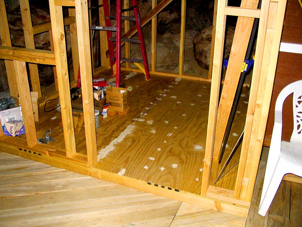 The holes have been puttied; soon to be sanded