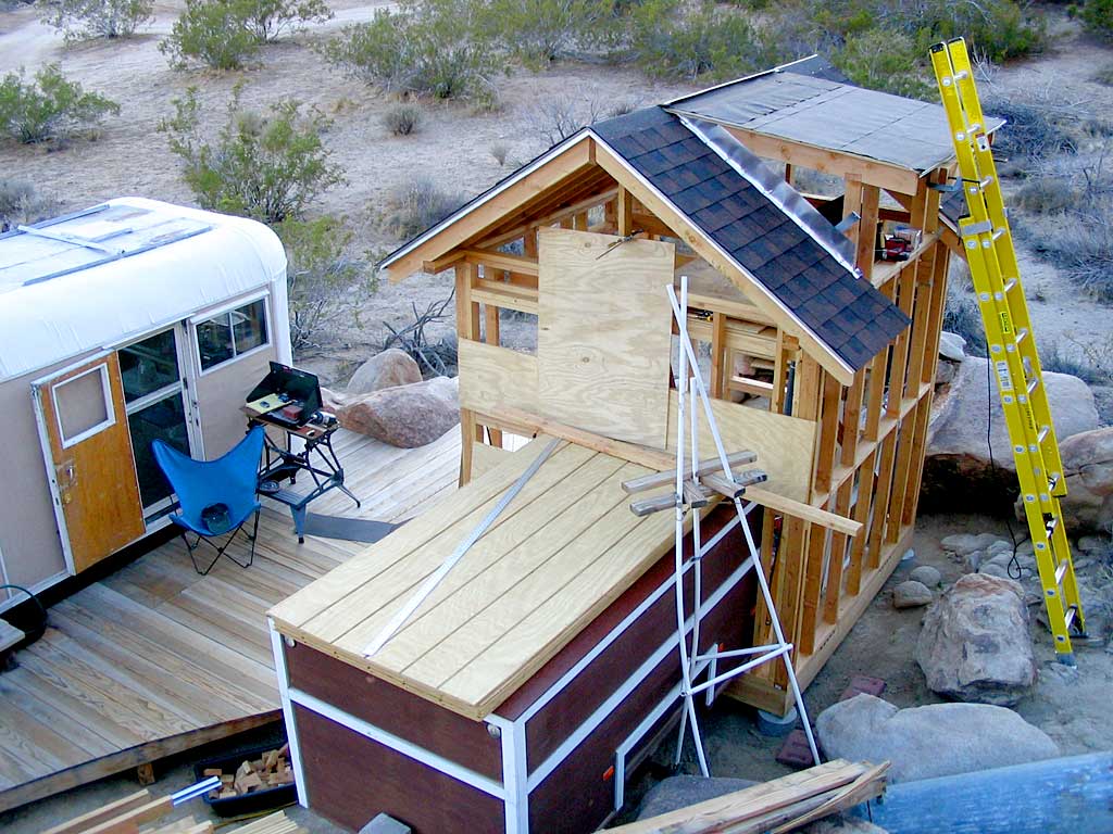 The Dormer Roof Is Papered