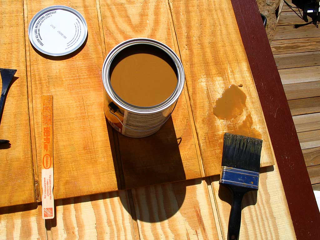 Waterproofing/Staining The T1-11 Wall Paneling