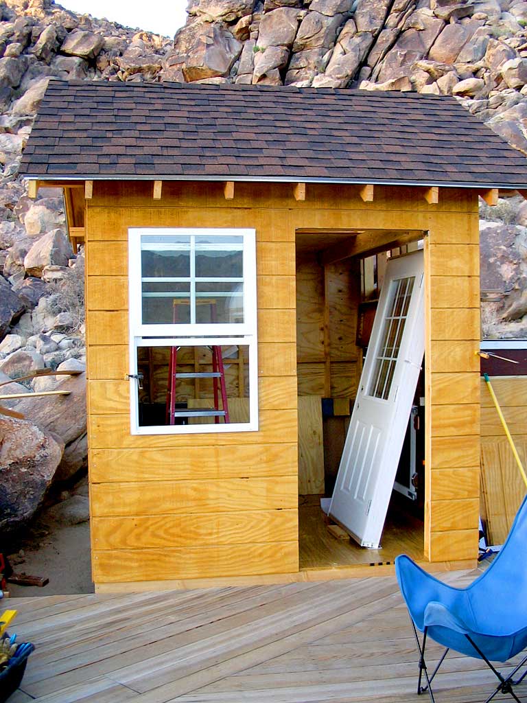 The front has been paneled