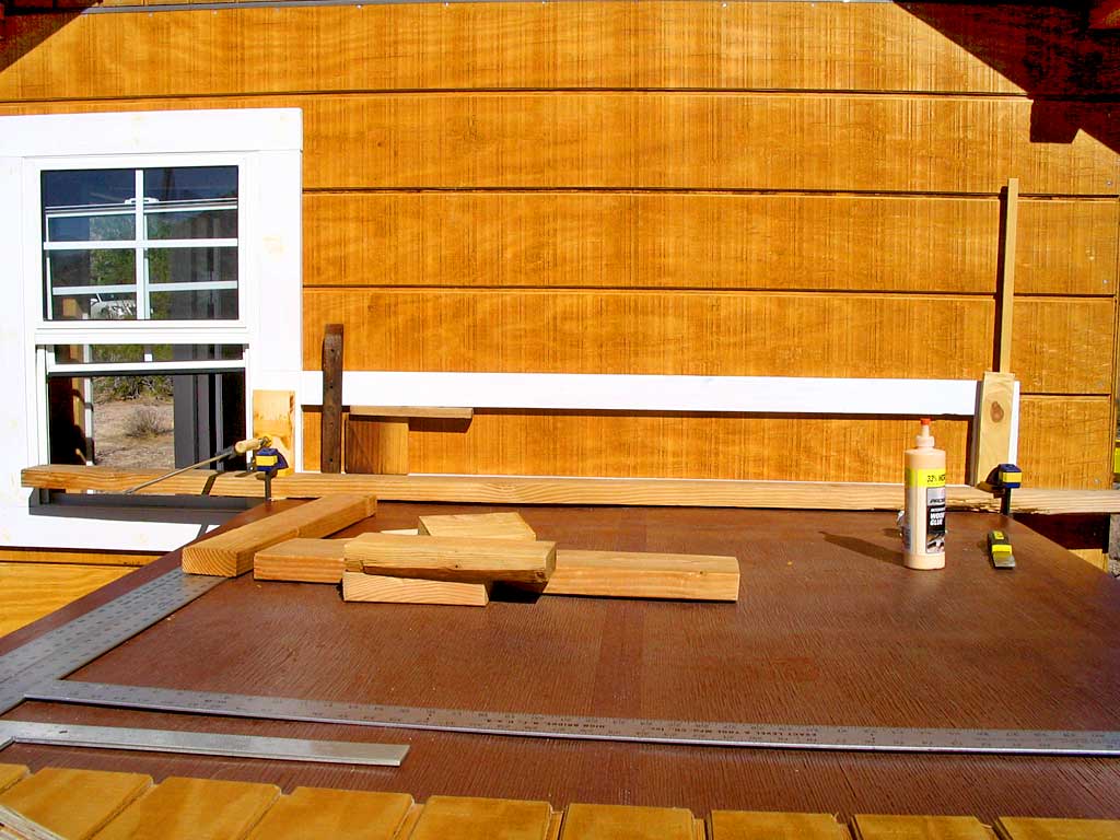 That is a gate above the trailer that could pop out if necessary