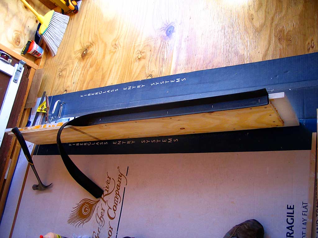 The rubber gasket will keep the rain out