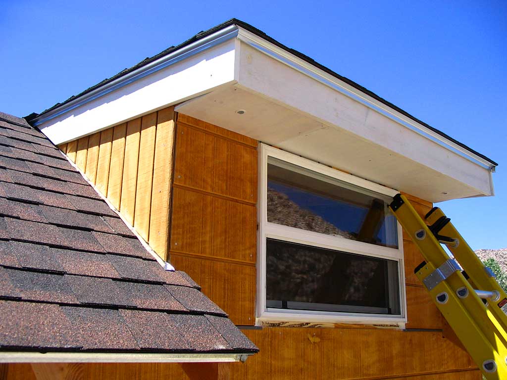Installing the soffit and rake boards
