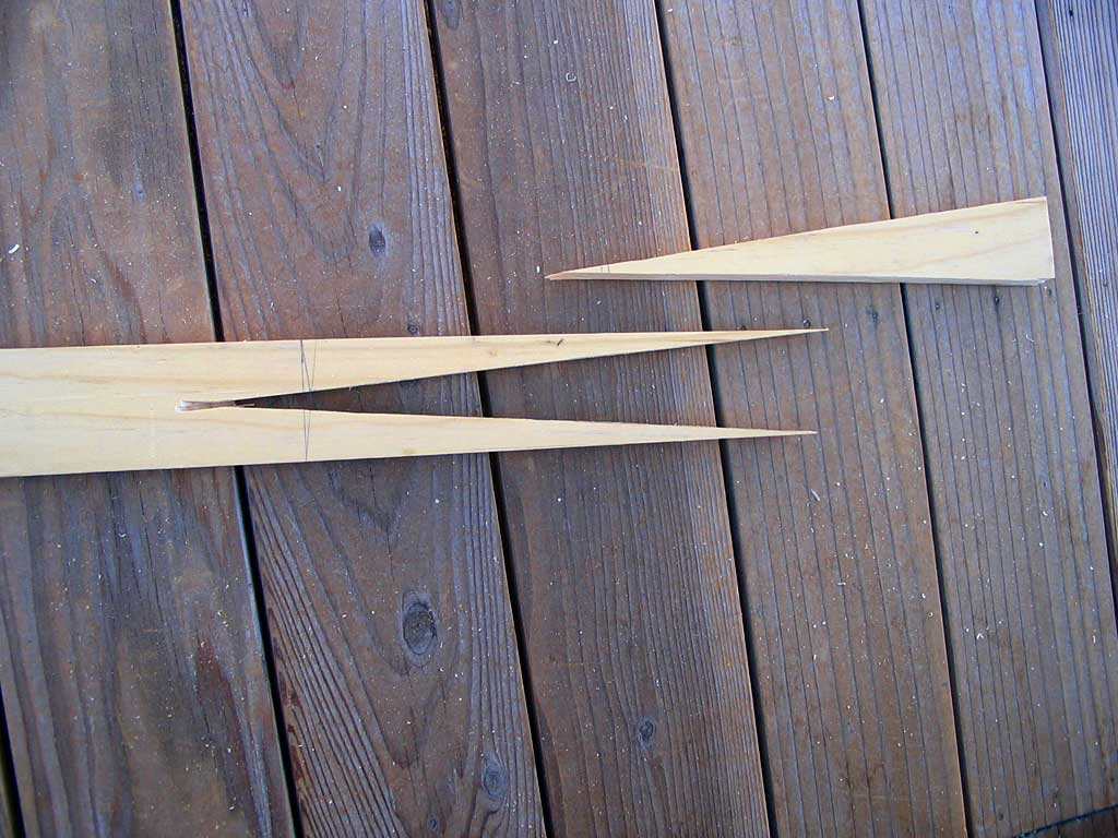 Cutting end pieces for the dormer's rake boards to close the soffit gap