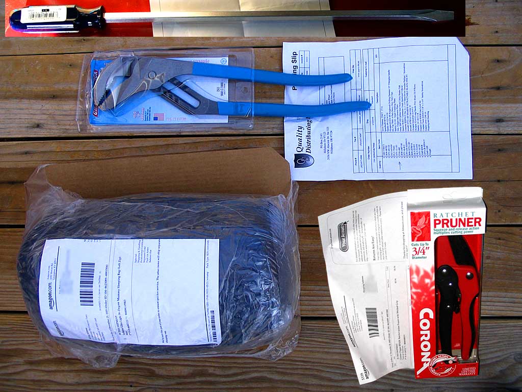 Pliers from 'Quality Distributing': 44 Days to deliver. Shipping per lb was double (or more) the competition