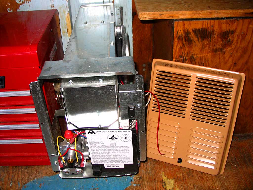 A new furnace for the trailer from DuckTec.com