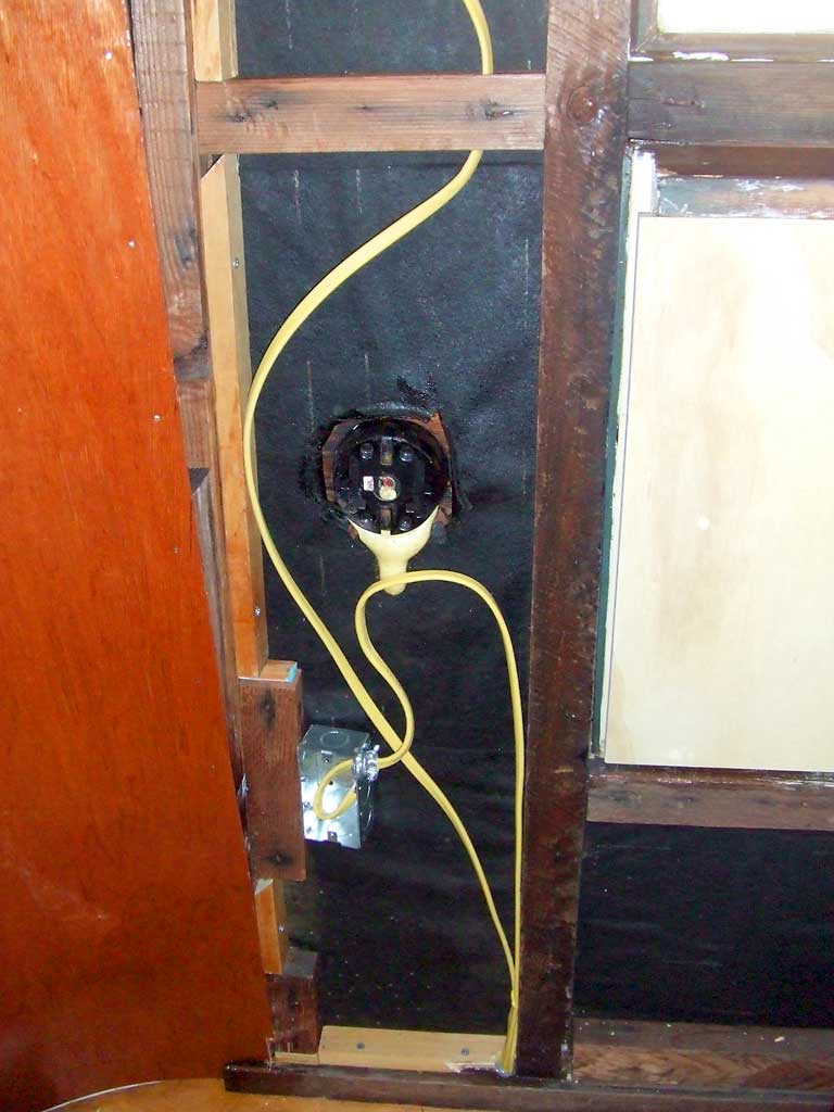 Installing circuitry to be powered by the solar electric system