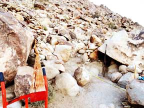 Measuring the area for potential