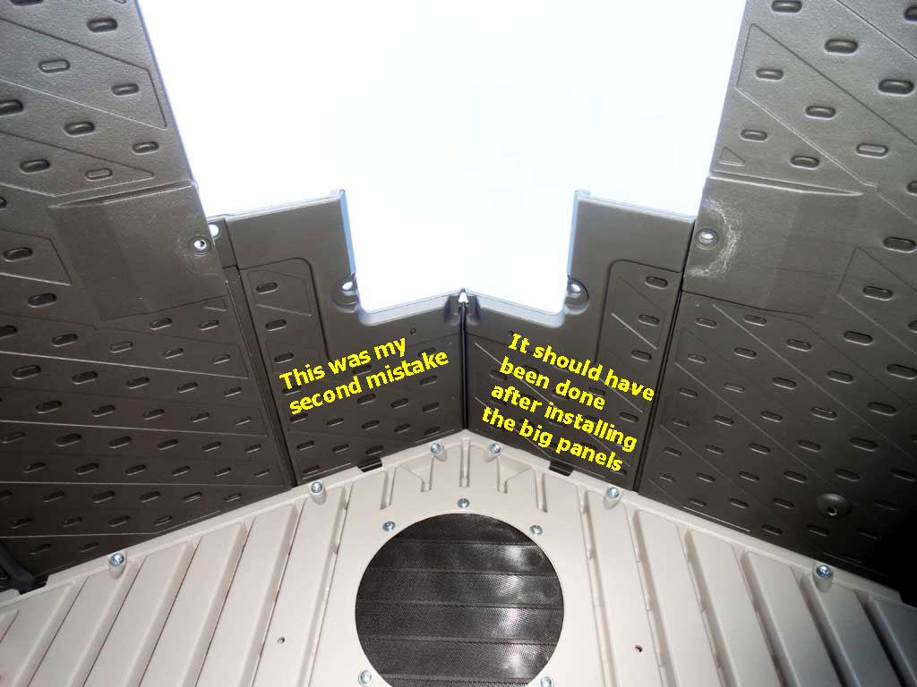 Lifetime Shed End Roof Cap