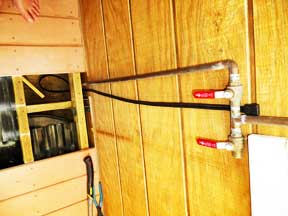 Running Heat Tape Along The Shower Pipe