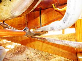 Wraping A Too Long Heat Tape To The Opposite Side Of The Pipe