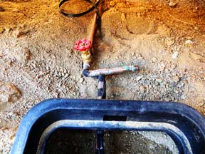 Securing Heat Tape Against Pipe With Silicone Tape