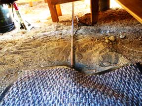 Securing Heat Tape Against Pipe With Silicone Tape