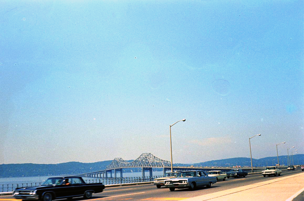 Crossing the Tappan Zee Bridge. New York