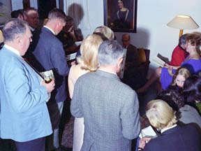 Tom Blakeman and friends. His mother, Charlotte Phillips Van Cleve Church and Jody Kerssenbrock at the piano. Princeton, NJ. December 24, 1967